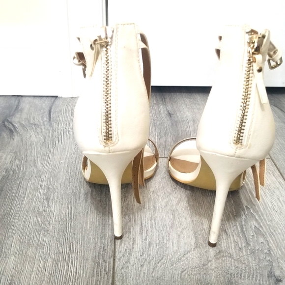 White&Gold heels - Picture 3 of 5